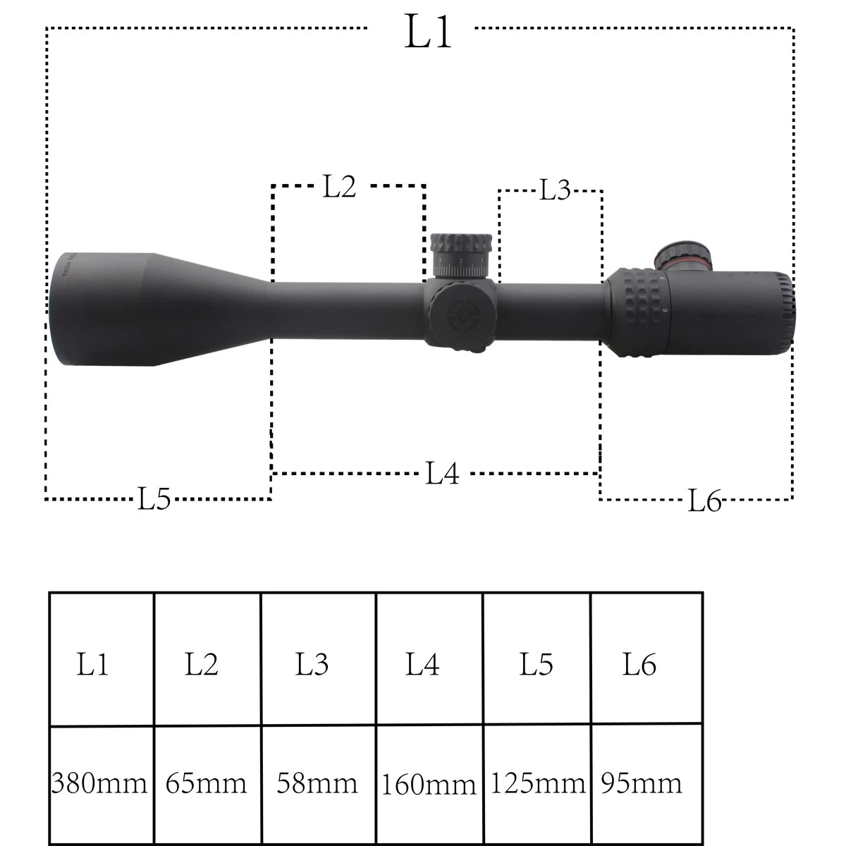 Vector Optics Sentinel 6-24x50  Riflescope