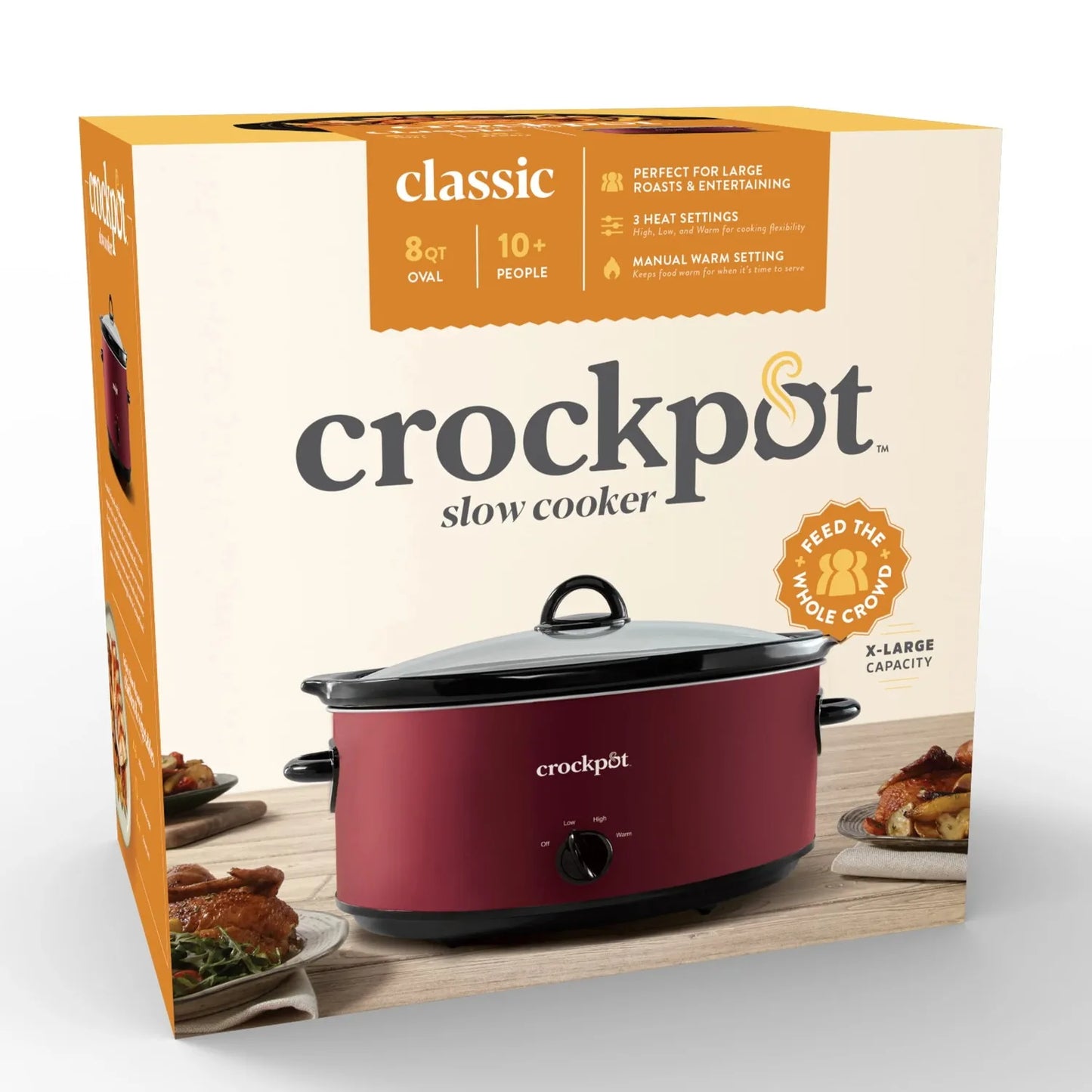 Crockpot 8 quart slow cooker