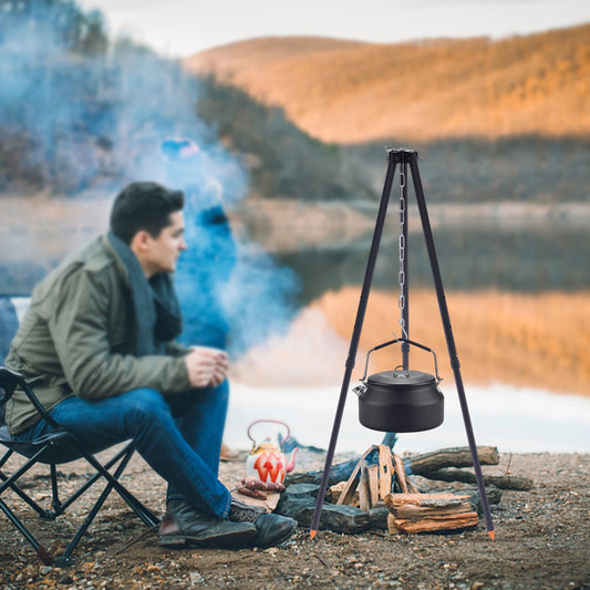 Campfire Tripod for Hanging Pot / Grill Rack