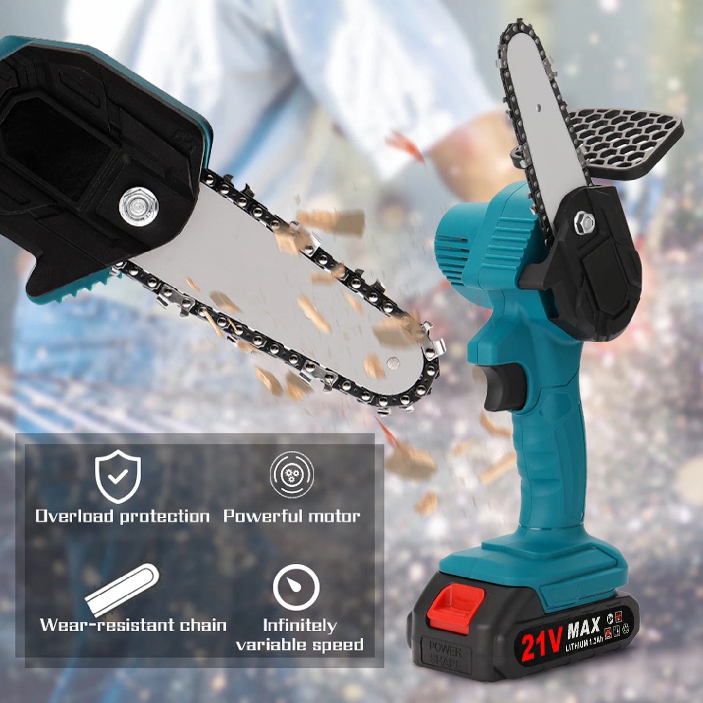 Electric Mini Chainsaw - Your Choice Central