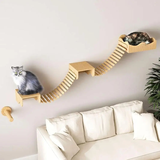 Wall mounted cat activity center - Your Choice Central