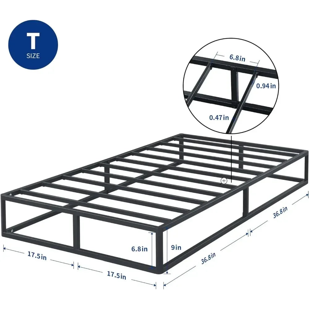 9 Inch  metal platform bed frame