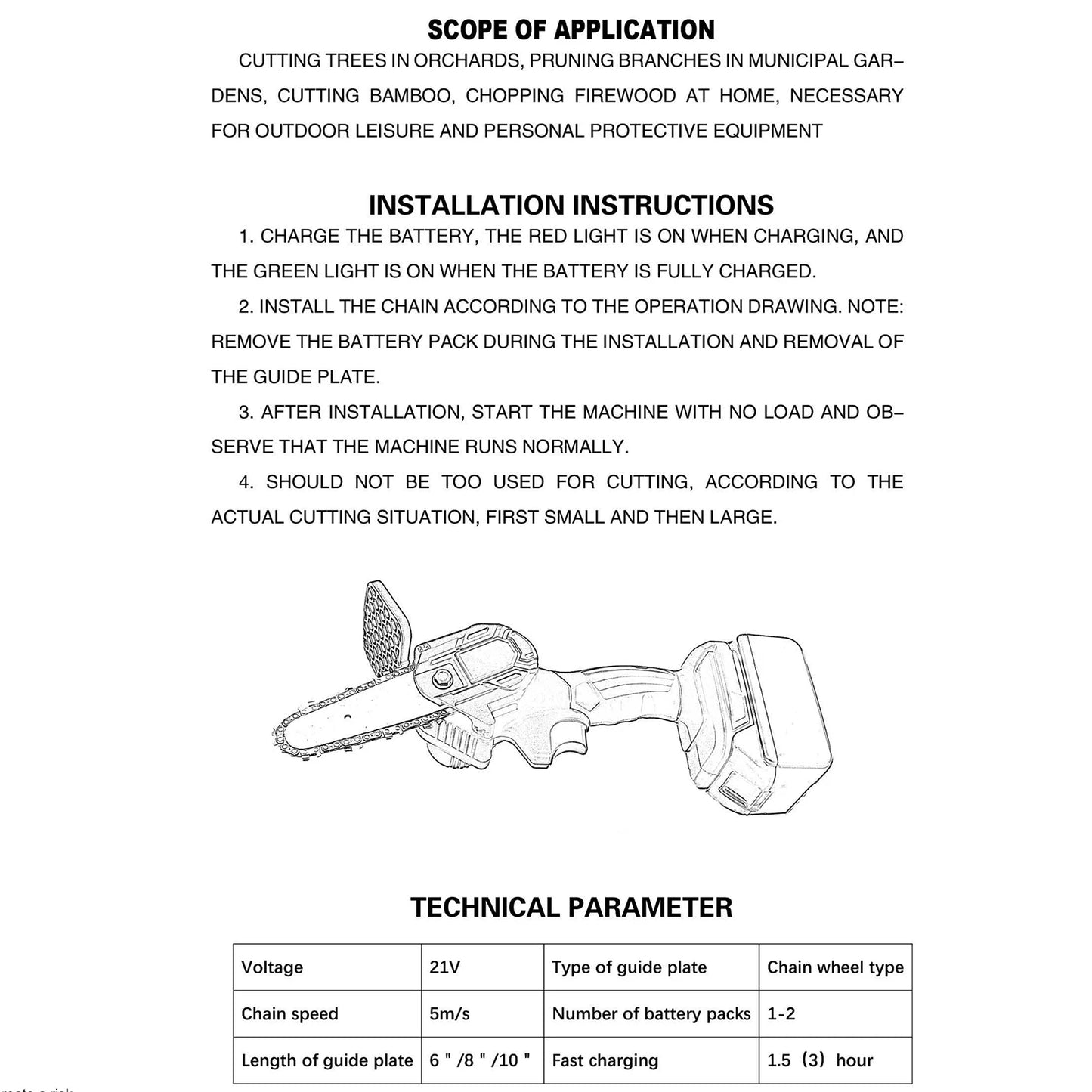 Electric Mini Chainsaw - Your Choice Central