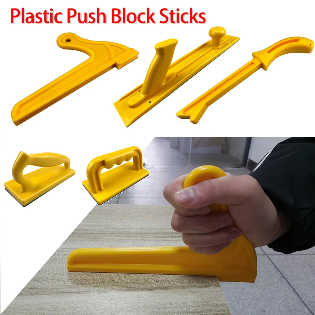 Table Saw Push Block and Push Stick Plastic Set - Your Choice Central