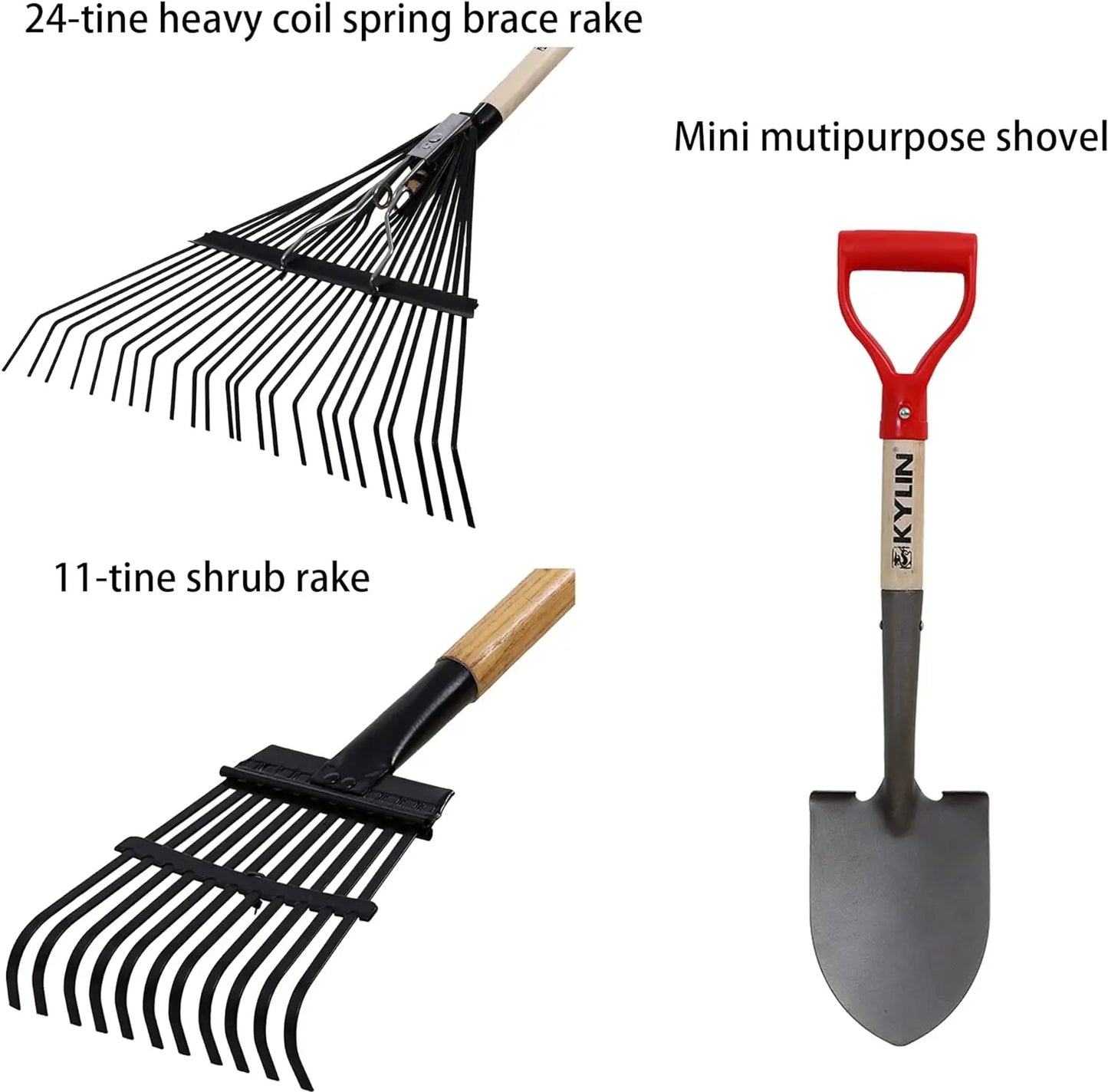 7-Piece Shovels  Garden Tools Set