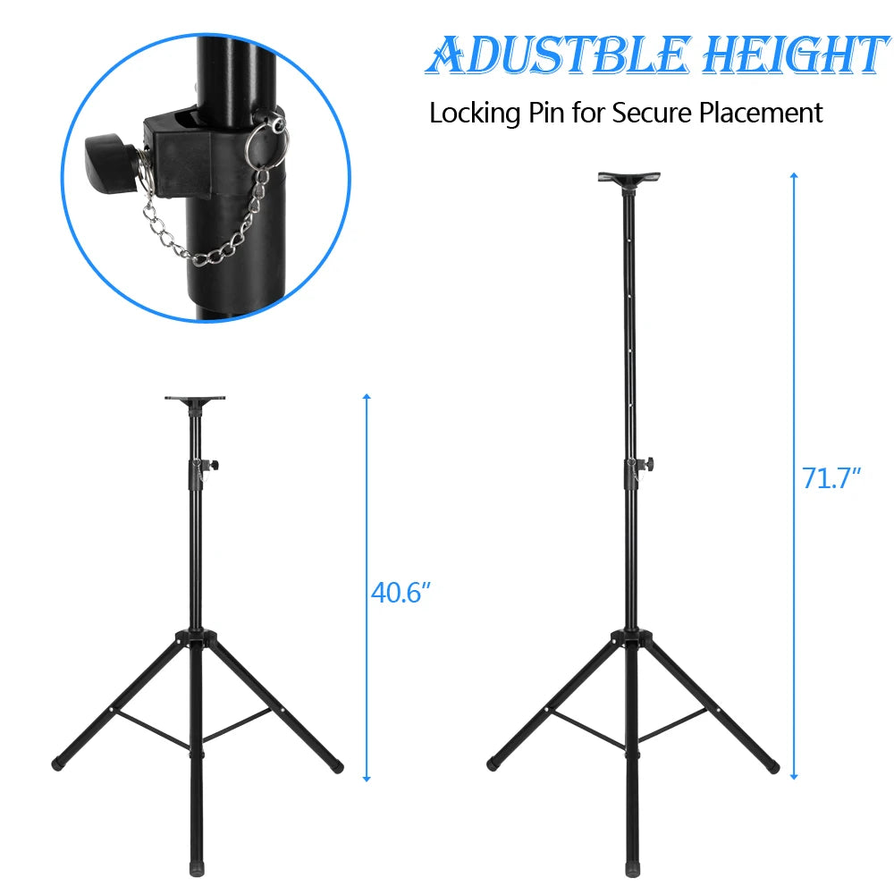 Bllack Speaker Stands - Your Choice Central